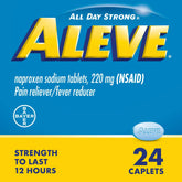 Aleve Caplets Naproxen Sodium Pain Reliever